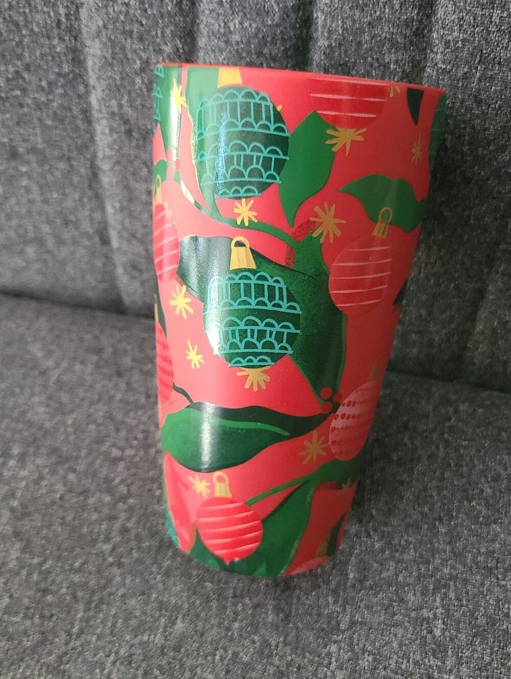 Starbucks 2019 Ceramic Holiday Traveler 12oz Tumbler Cup Mug Christmas Ornaments